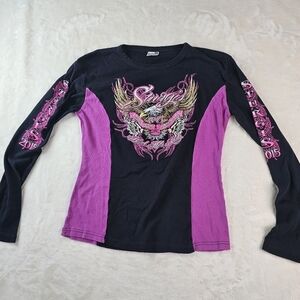 Vance Bikerwear Long Sleeve Shirt Women’s XXL 2X Sturgis Rally Bike Motorcycle